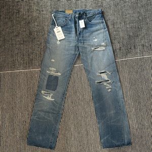 Levi’s vintage clothing lvc 1955 501 distressed jeans